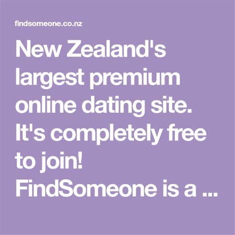 findsomeone dating new zealand